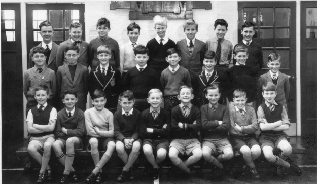 School Choir with Mr Shorter - probably 1960/1 (Copyright Tad Stone)
